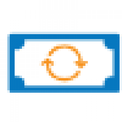 recycled dollar icon